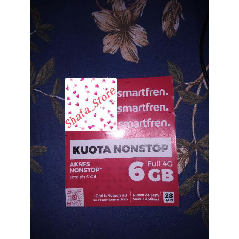Smartfren 6 GB Kuota NONSTOP Full 24 jam