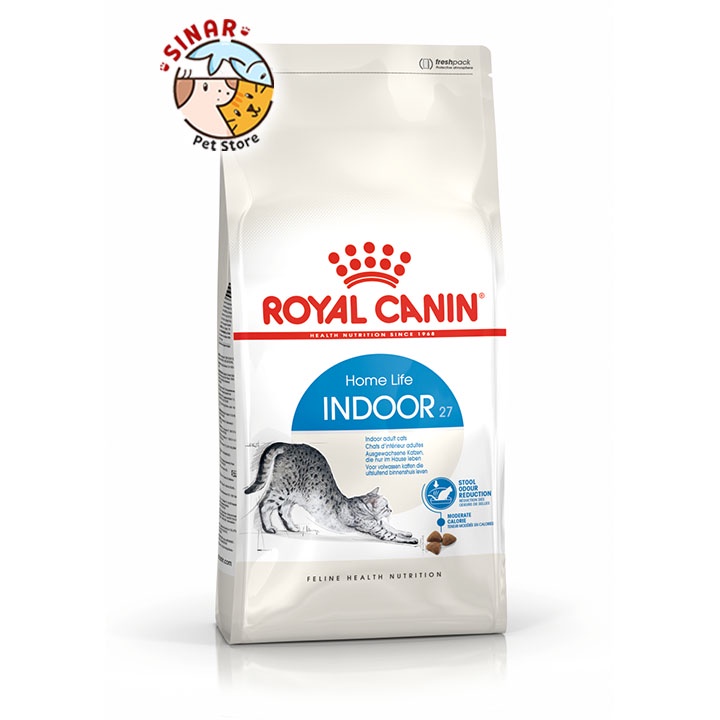 Royal Canin Indoor 27 Cat Food 2KG Makanan Kucing Rumah