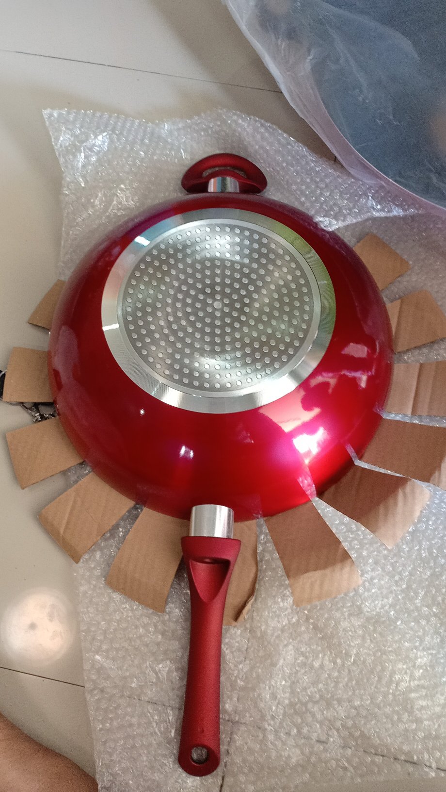 Wajan Penggorengan Maxim Scarlet Stir Fry 30 Cm Kompor Induksi Stirfry