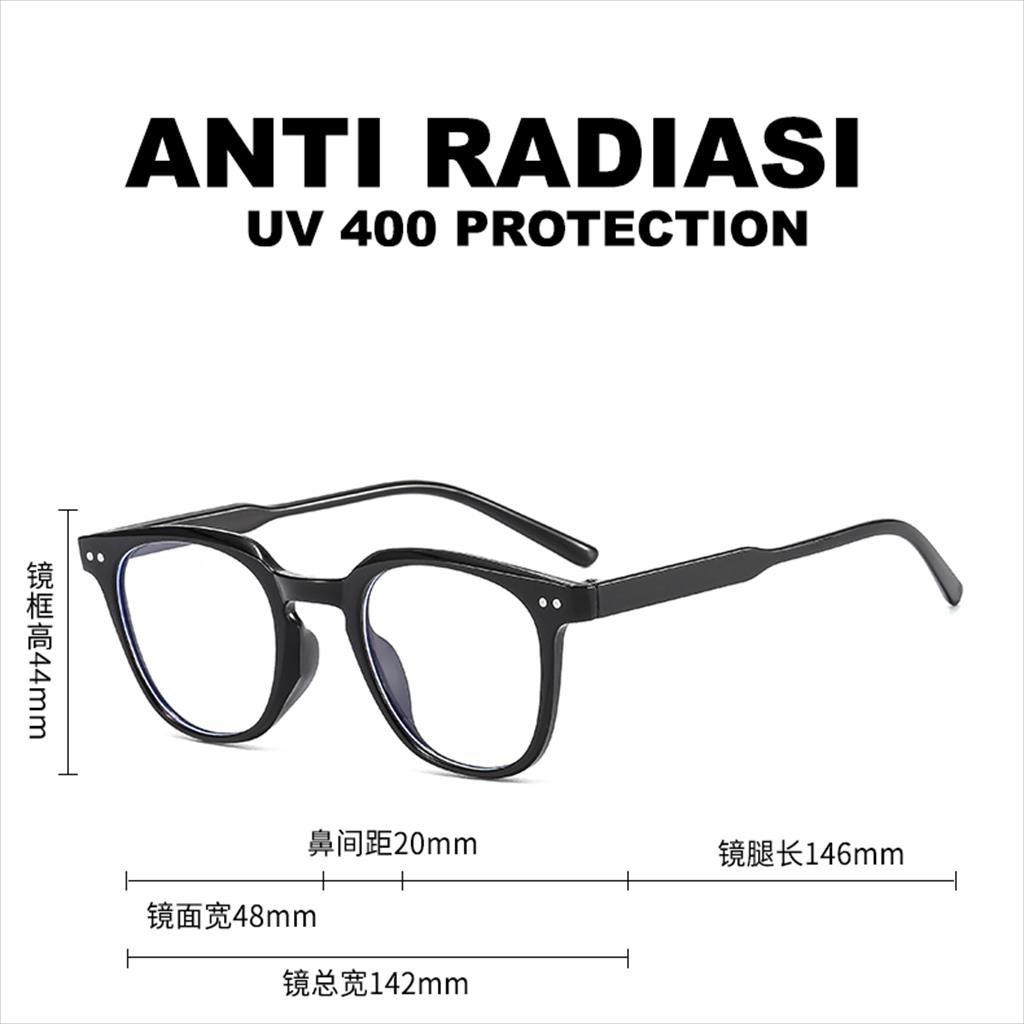 Kacamata Anti Radiasi XH2  Pria Wanita Unisex UV 400 Protection