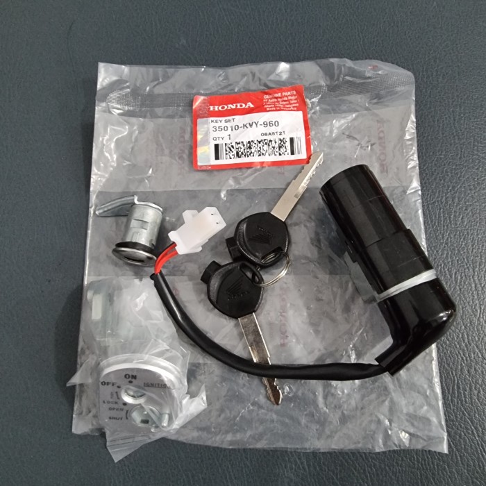 KUNCI KONTAK MOTOR SET PLUS JOK BEAT KARBU LAMA OLD ASLI ORI HONDA