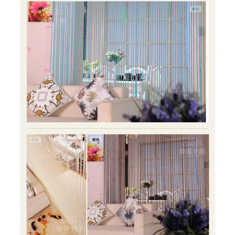 TIRAI BENANG ULIR TIRAI BENANG POLOS KEPANG TIRAI BENANG BERGERIGI - serbaada