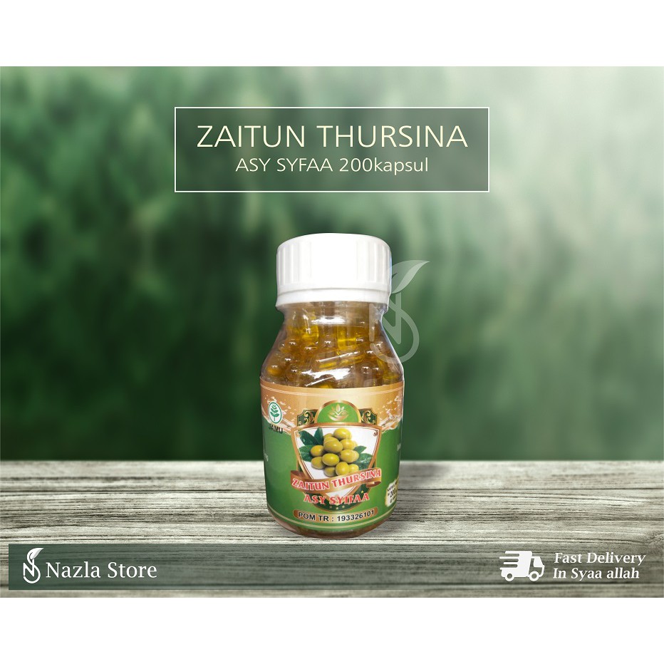 KAPSUL ZAITUN THURSINA ASY SYIFA 200KAPSUL