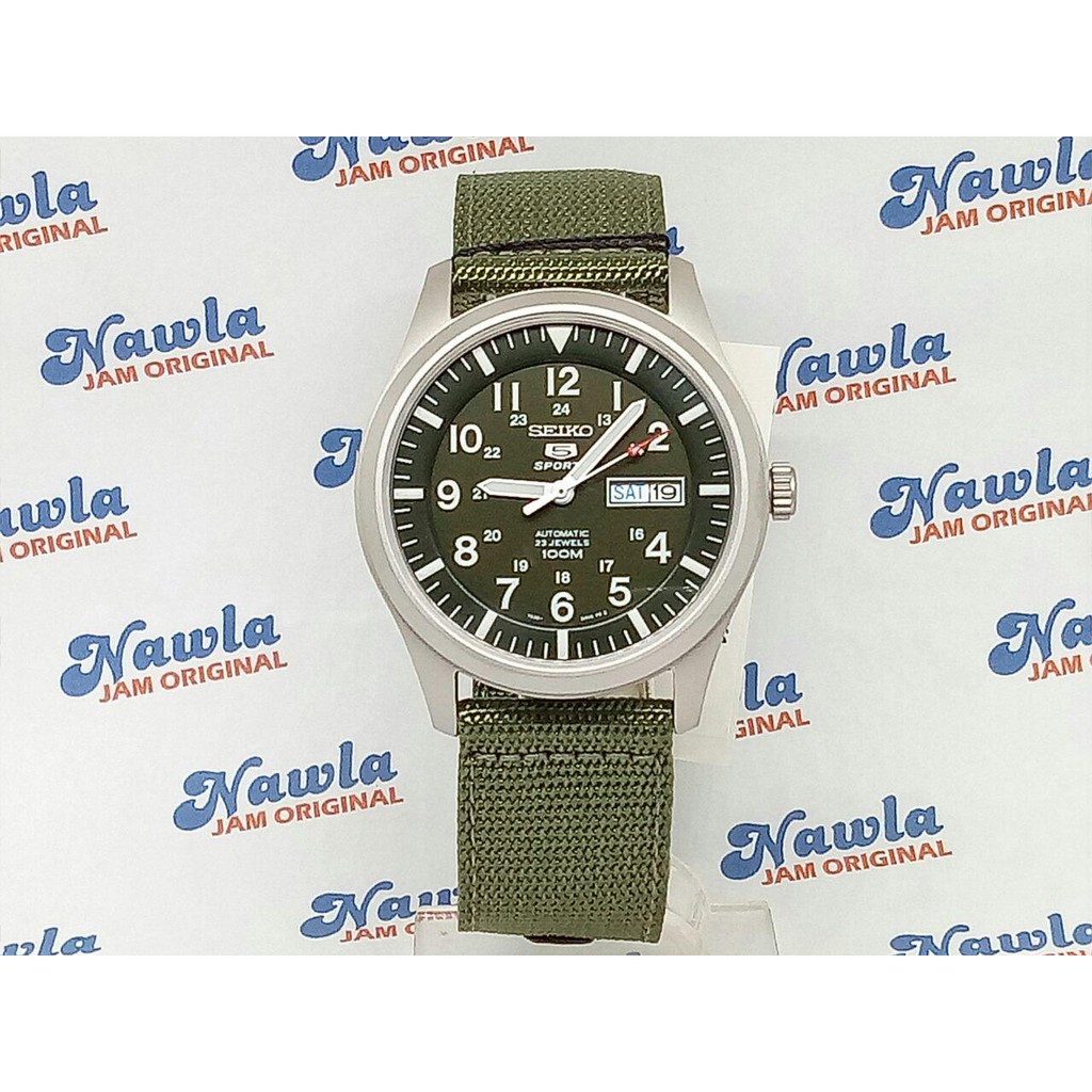 Seiko 5 Sports SNZG09K1 Automatic Green - Jam Tangan Pria SNZG09