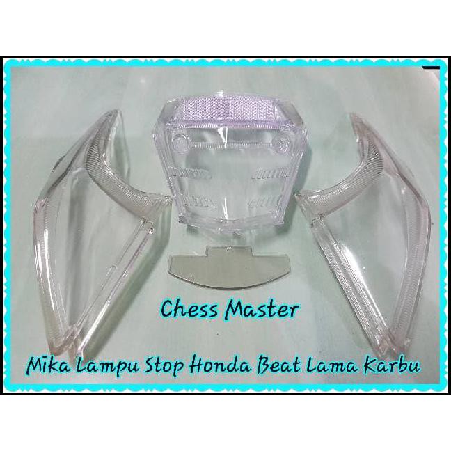 Kaca/Mika Lampu Belakang Honda Beat