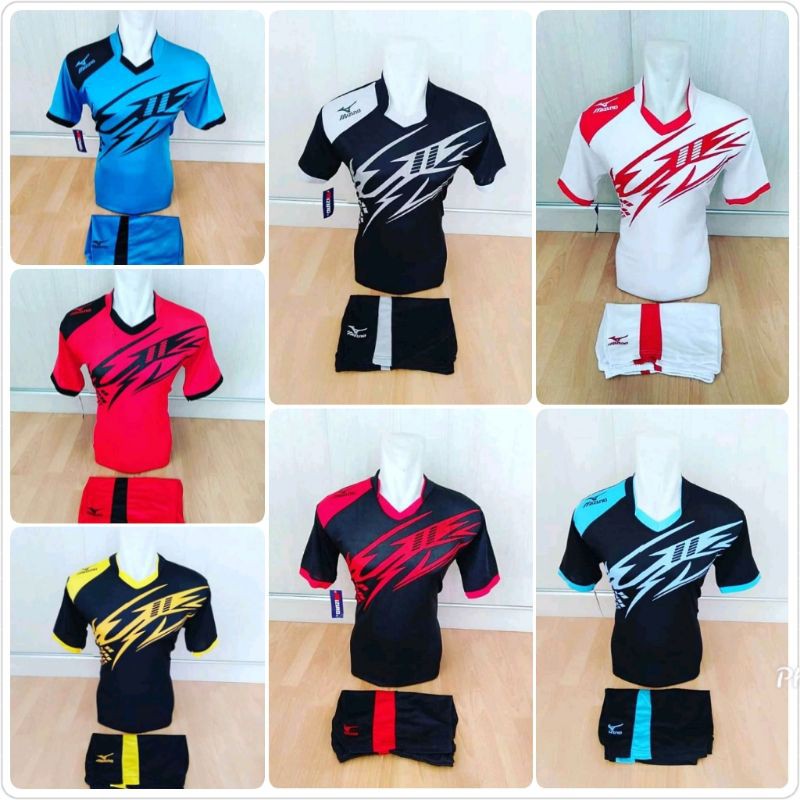 kaos tim voli Baju Voli Mizuno setelan kostim voli kostim olahraga