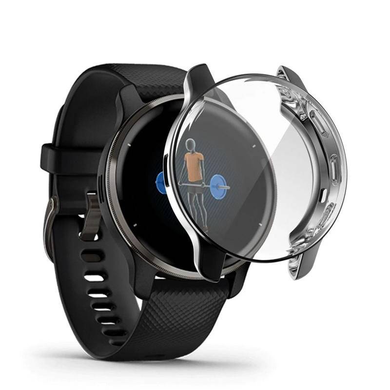 Case Pelindung Layar Smartwatch Bahan TPU Untuk Garmin Venu SQ 2S 2 Plus vivoactive 4 4S