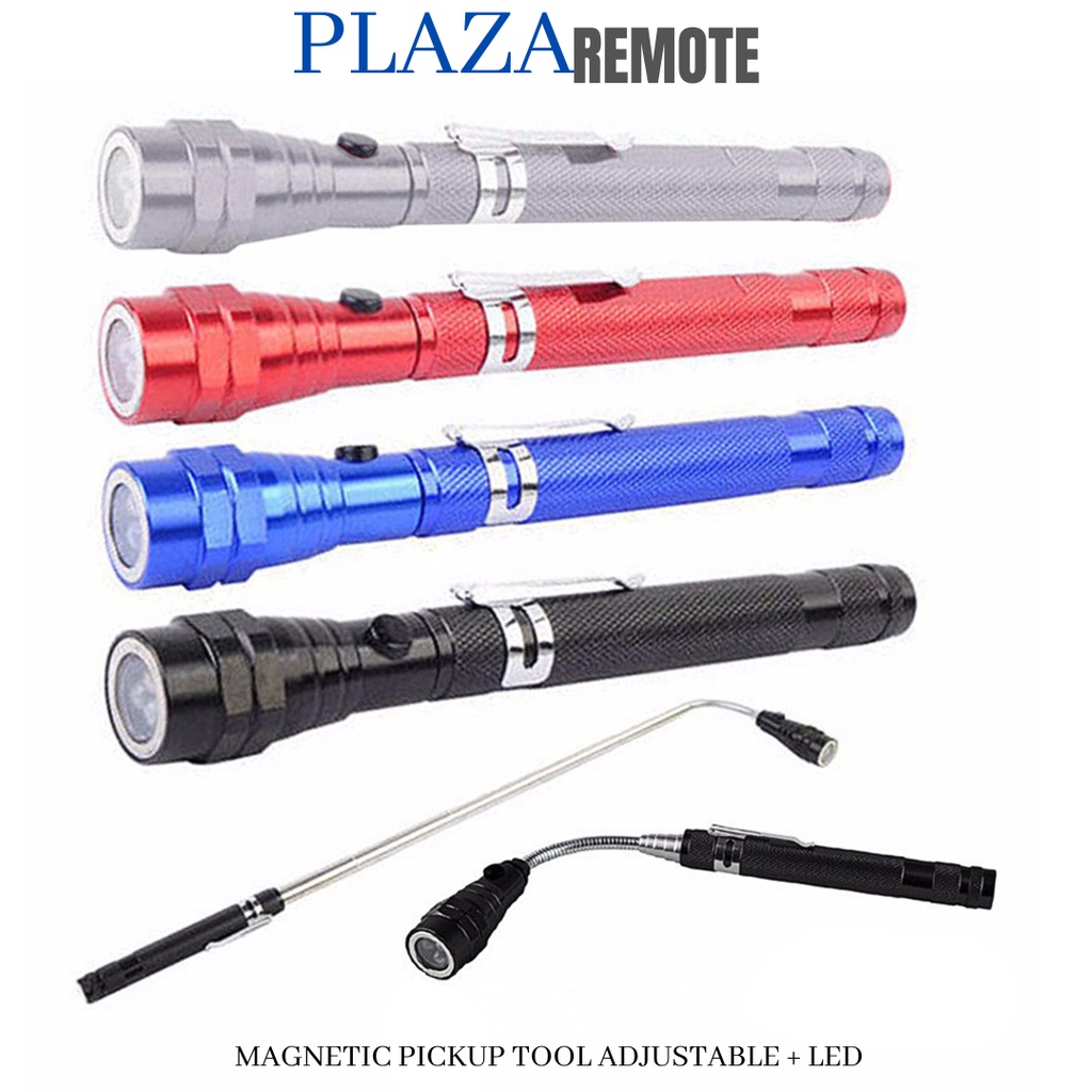 MAGNETIC PICKUP TOOL POCKET STIK TELESCOPIC ADJUSTABLE SENTER BENGKEL