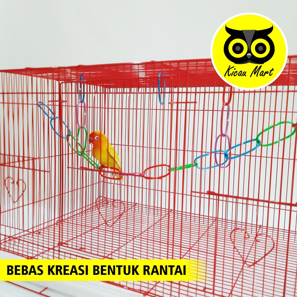 AYUNAN C KLIP MAINAN BURUNG HAMSTER TUPAI MARMUT NURI PARKIT LOVE BIRD LOVEBIRD PARROT PAROT RCKLIP