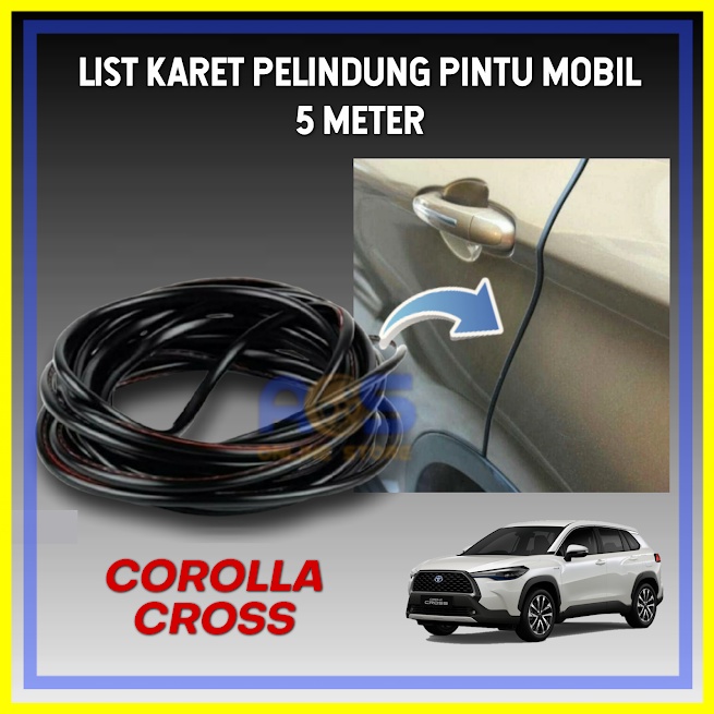 LIST KARET PELINDUNG PINTU MOBIL COROLLA CROSS
