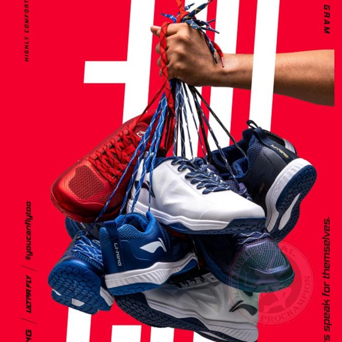 LINING ULTRA FLY / LI-NING ULTRA FLY / ULTRA SEPATU BADMINTON ORIGINAL
