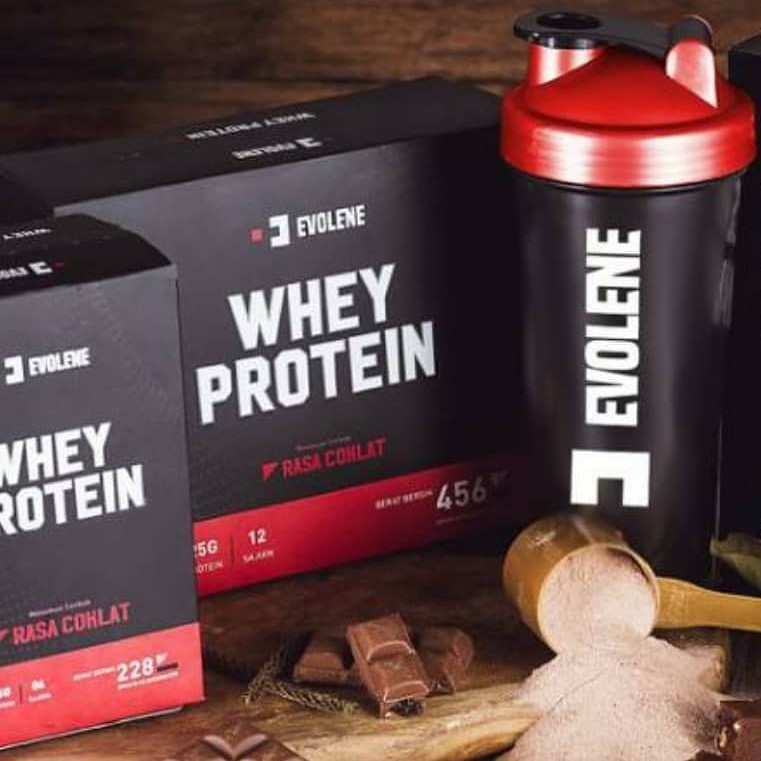 

EVOLENE WHEY PROTEIN 456gr BPOM 12 Sachet