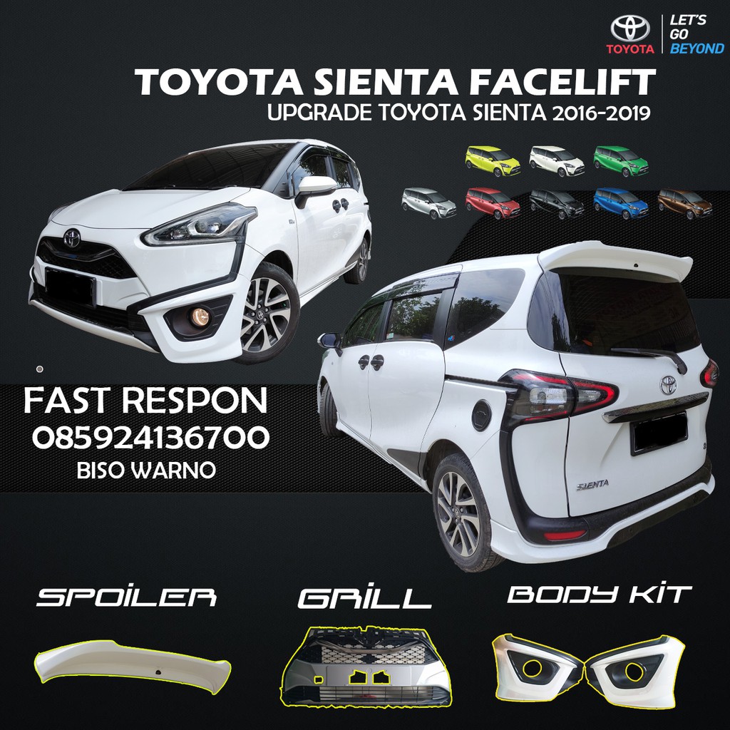 Grill Toyota Sienta Facelift