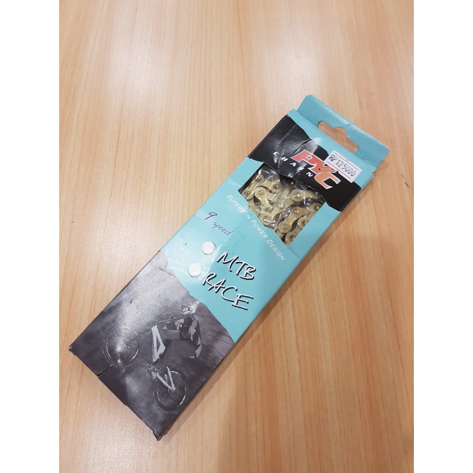 RANTAI SEPEDA PYC CHAIN 9SPEED GOLD