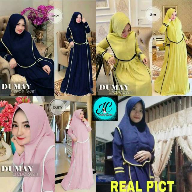 (BISA COD✔️) REAL PIC LT 100% SYARI DUMAY ORIGINAL FREE BERGO/ KRUDUNG(GOOD QUALITY)