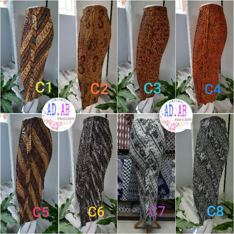 rok motif baru plisket wiron grosir murah