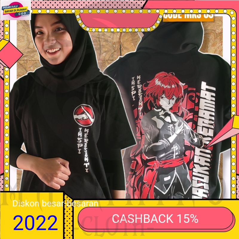 BAJU IKSPI KERA SAKTI kaos ikspi kera sakti desain baru. ikspi kaos keren murah DISTRO
