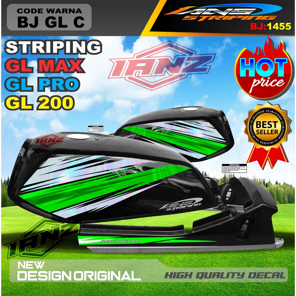 STIKER STRIPING GL 2000 HOLOGRAM / STRIPING GL PRO MAX VARIASI HOLOGRAM / STRIPING GL