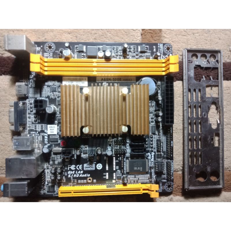 BIOSTAR A68N A4-5000 Mini PC Board