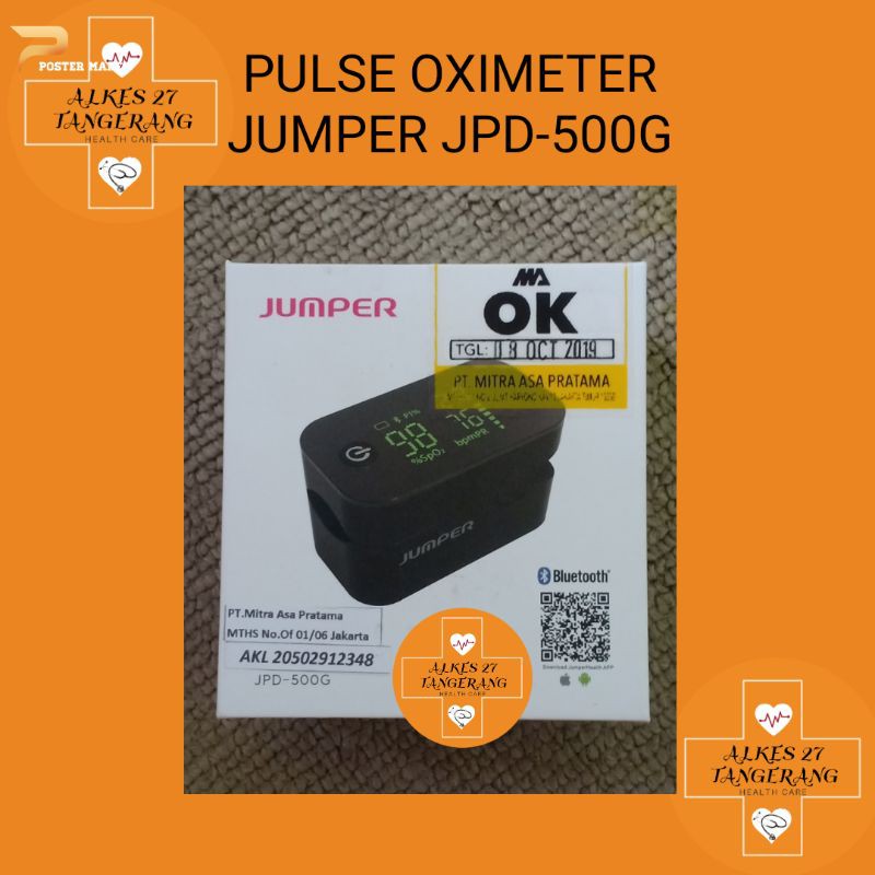 Pulse oximeter jumper JPD-500G/Pulse oximetri jumper JPD 500G/oximeter jumper jpd500g bluetooth