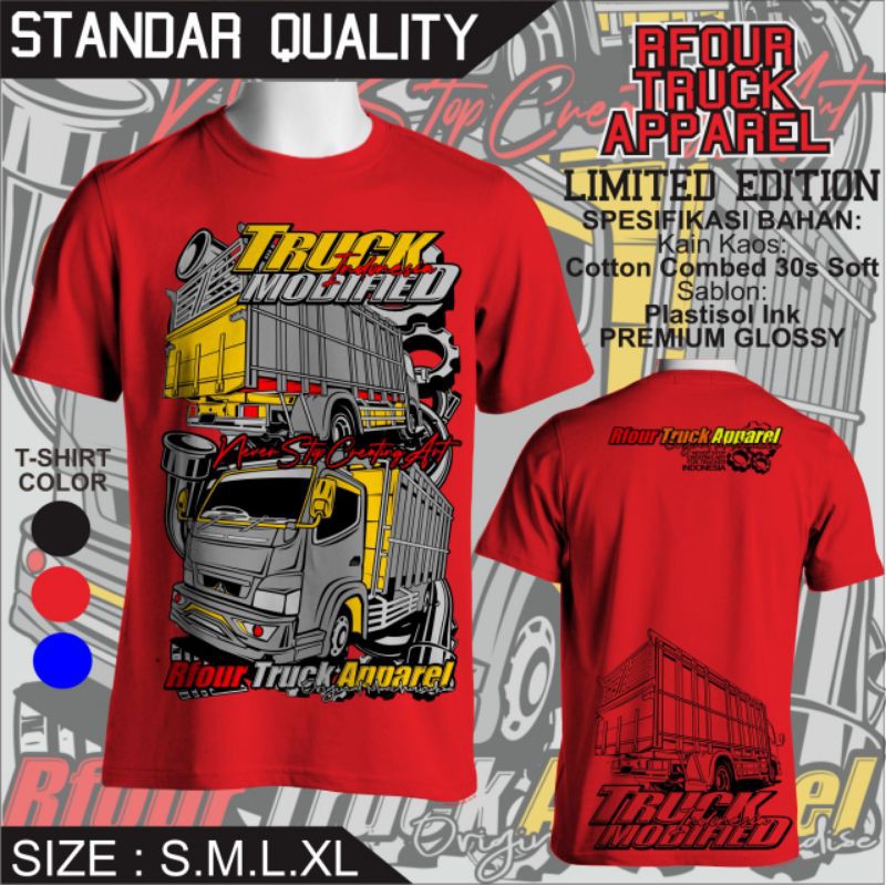 Kaos Distro Pria // Kaos Truck Canter Mania // Kaos Truck Oleng // Anti Gosip // Kebal Gosip