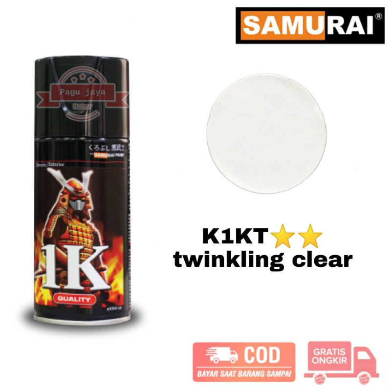 samurai paint K1KT** TWINKLING CLEAR cat semprot spray pilox pilok pylox