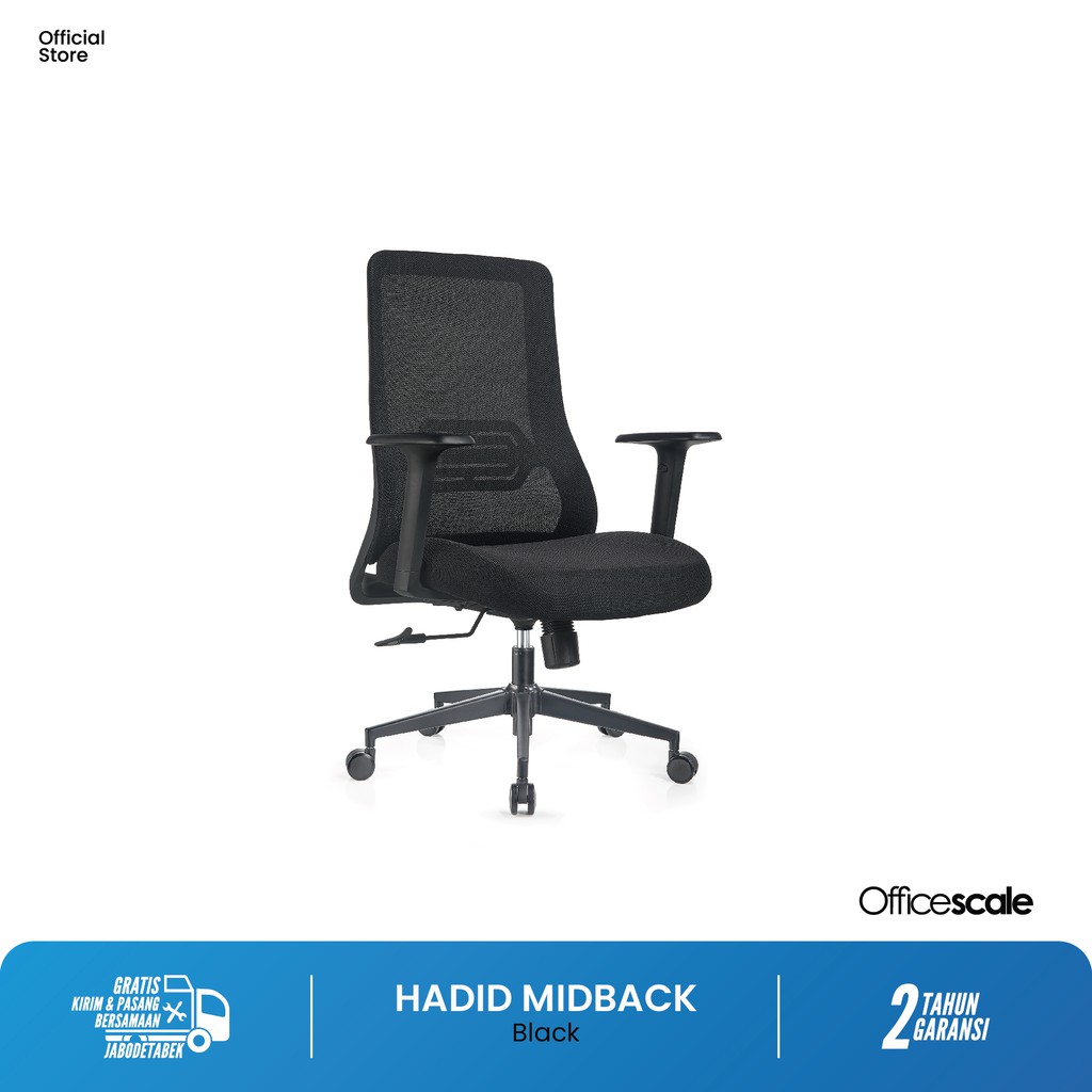 Officescale Kursi Kantor, kursi kerja Hadid Midback Chair Officescale