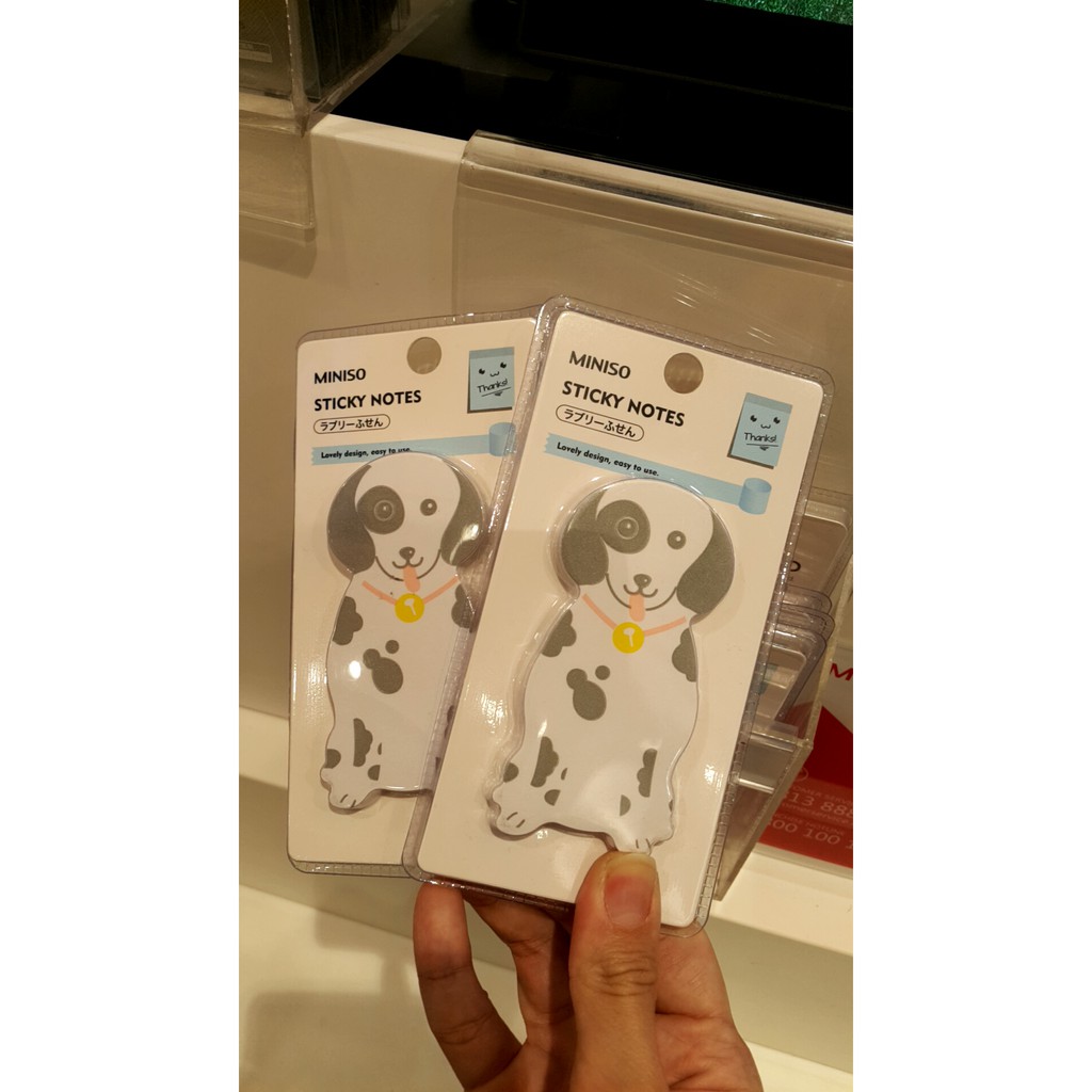 

1set 2pcs. Dalmantion sticky notes by MINISO! sticky note lucu ready surabaya