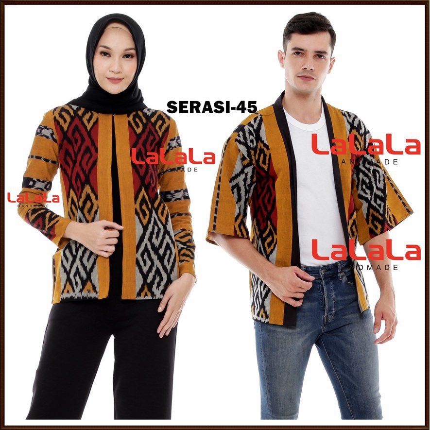 NEW Couple Tenun / Atasan Tenun Etnik / Outer Blazer Tenun