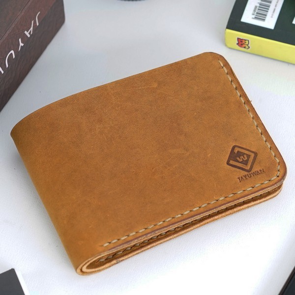 Jayuwan JJU Dompet Pria 2 Layer Handmade Kulit Sapi Asli CH