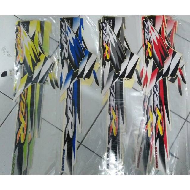 striping fiz r milenium 2000 merah hitam biru kuning lemon