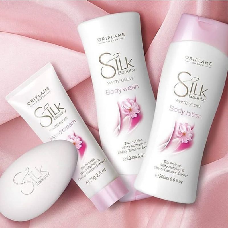 Silk Beauty White Glow Body Lotion/ Hand Cream/ Body Wash/Soap Bar