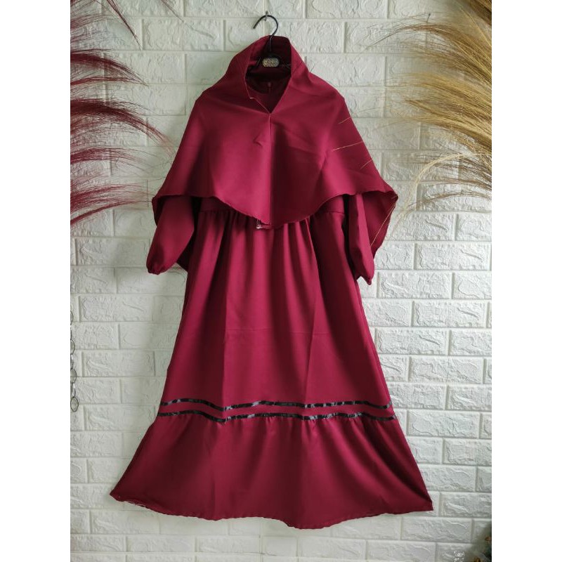 GAMIS ANAK PEREMPUAN /GAMIS SYAR'I ANAK PEREMPUAN /GAMIS PITA SYAR"I UNTUK ANAK UMUR 2Th -13th