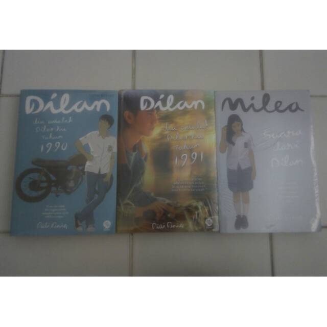 [ORI] Seri Lengkap Dilan 1990, Dilan 1991, Milea Suara Dari Dilan (Pidi Baiq)