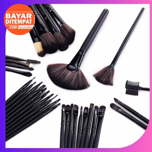 PROMO PROFESIONAL Kuas Make Up Pro 24 &amp; 32pcs Brush Set Make Up Case Pouch K3532