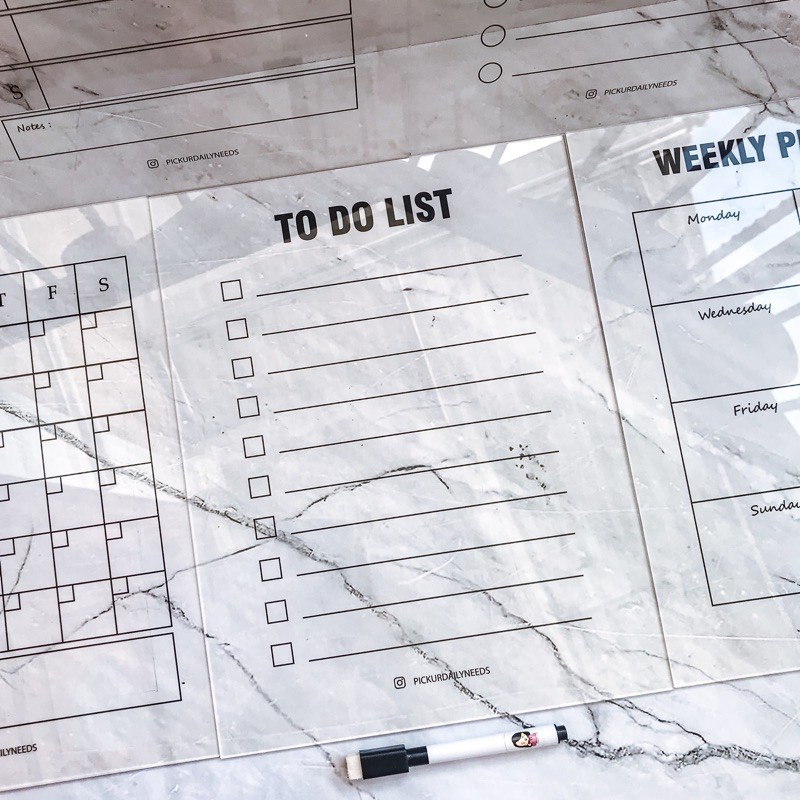 

ACRYLIC PLANNER | To Do List