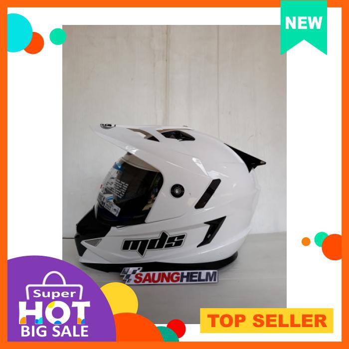 HELM MDS SUPER PRO SOLID WHITE