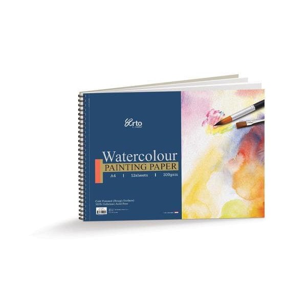 

Stok Ready ARTO WATERCOLOUR CELLULOSE SKETCHBOOK A4 300GSM Diskon