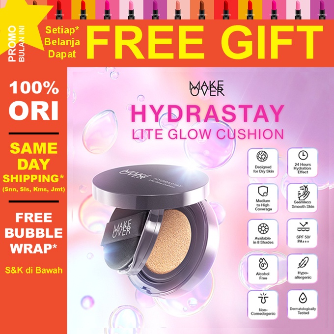 MAKE OVER Hydrastay Lite Glow Cushion 15g Makeover