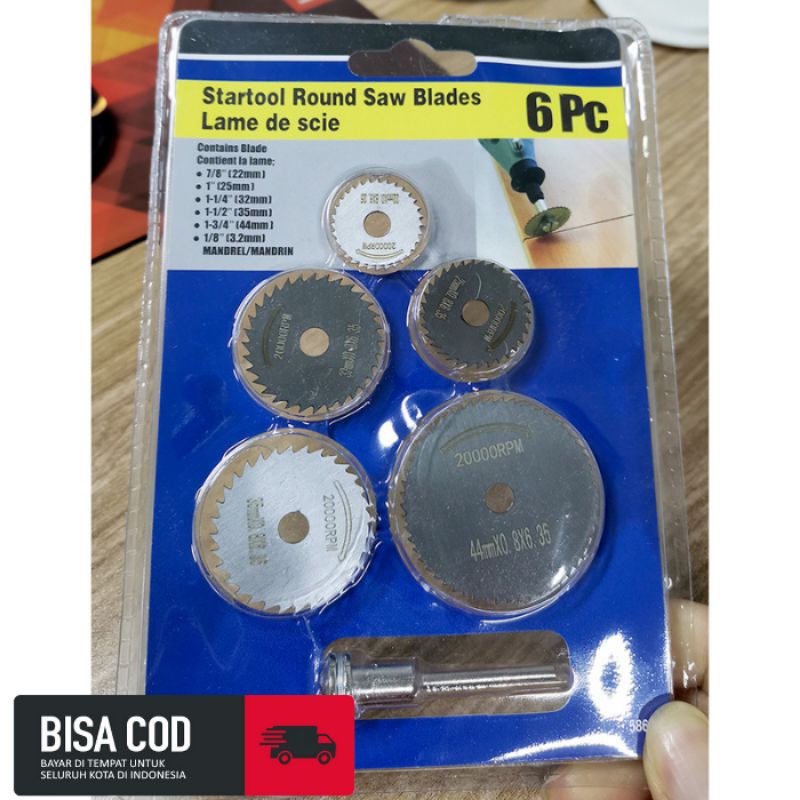 Taffware Mata bor mini / Mata bor Pemotong Pipa PVC / Mata Gerinda Kayu / Mata Bor pemotong