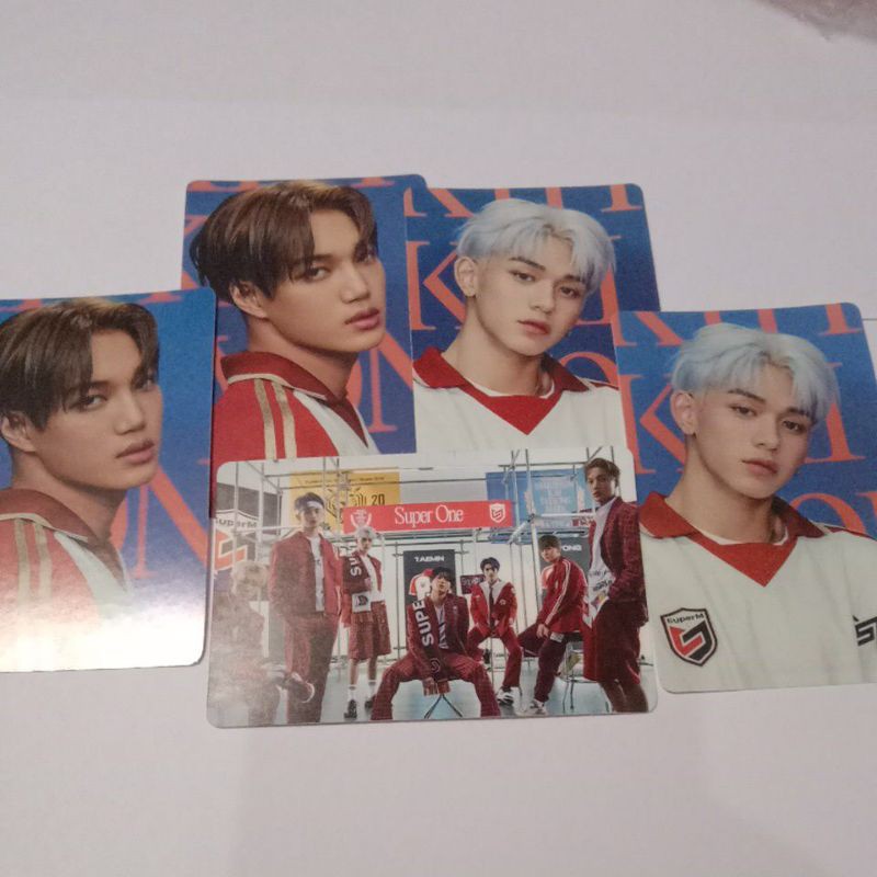 5 PC sticker superm super one kai & Lucas & group