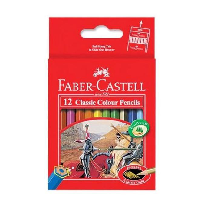 

Sale!! Pensil Warna Faber Castell 12 Classic (Pendek) Terbaru