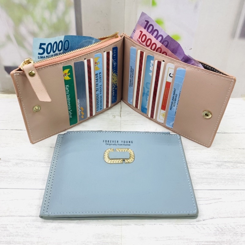 COD DOMPET LIPAT KARTU. DOMPET KECIL KARTU WANITA FOREVER YOUNG.