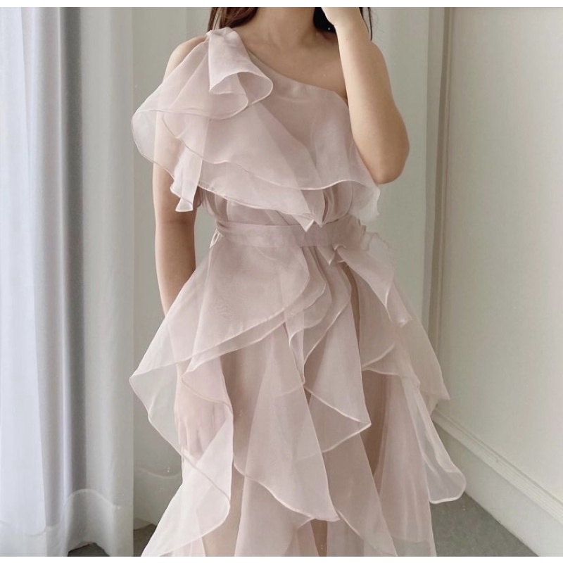 Touchup Atelier Savira Dress in PINK size XL BARU MASIH ADA LABEL
