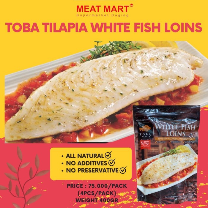 

toba tilapia white fish loins
