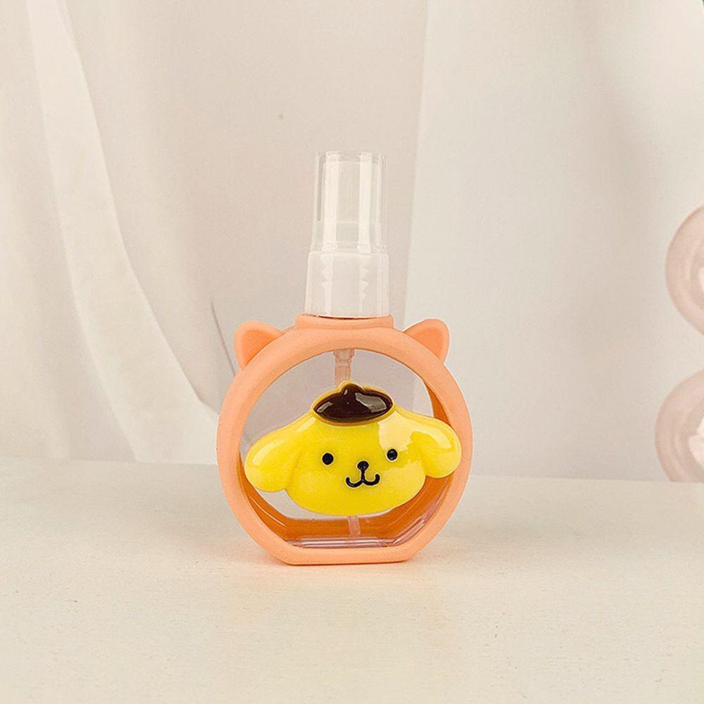 [Elegan] Botol Pompa Vakum Penutup Silikon Plastik Lucu Bentuk Kucing Botol Kosmetik Botol Kosong Spray