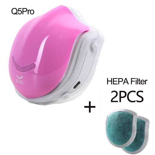 Pudun Masker Udara Electric Mask HEPA Filter USB Rechargeable Q5 Pro