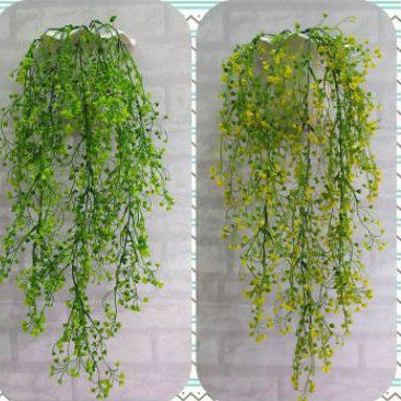 bunga juntai pot dinding