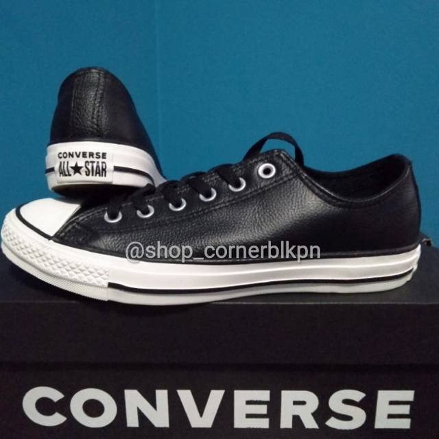 💯% Original Converse CTAS ox black egret leather size 43