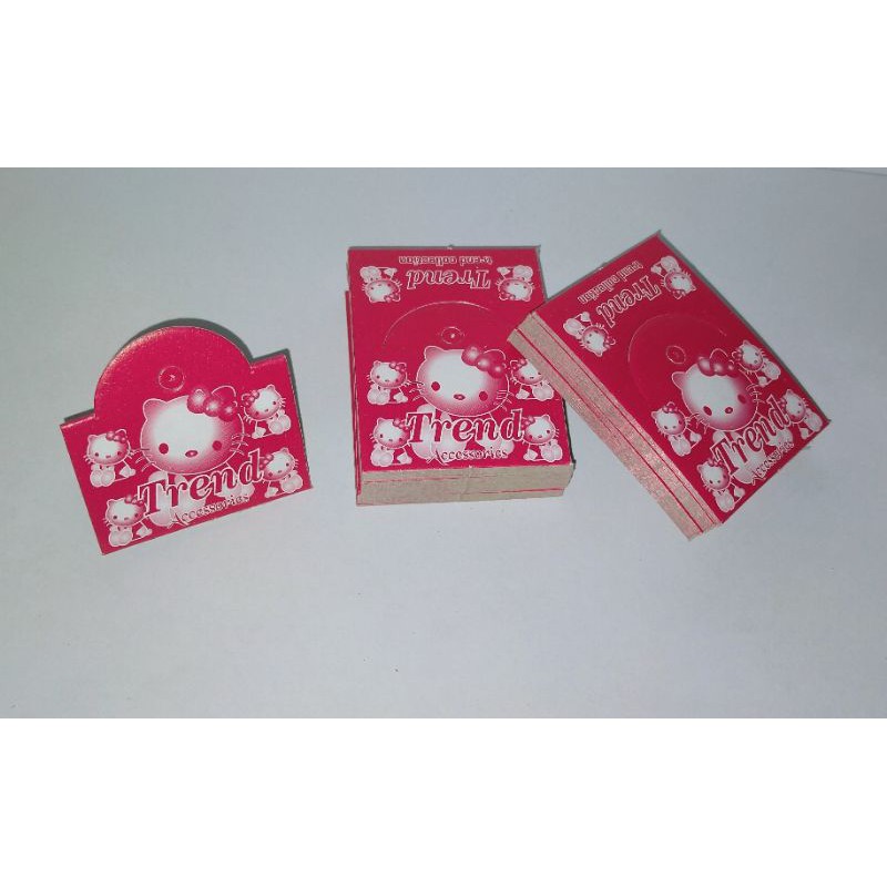 

Hang tag hello kitty label penjepit plastik packing aksesoris